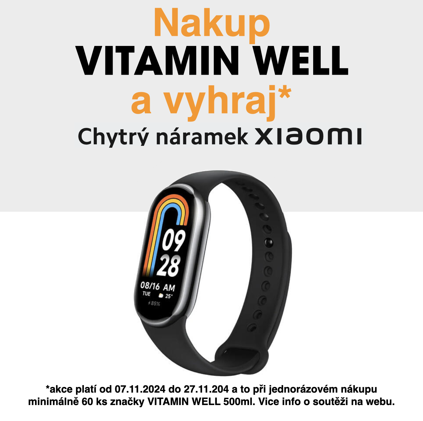soutěž s vitamin well o sportovni naramek xiaomi